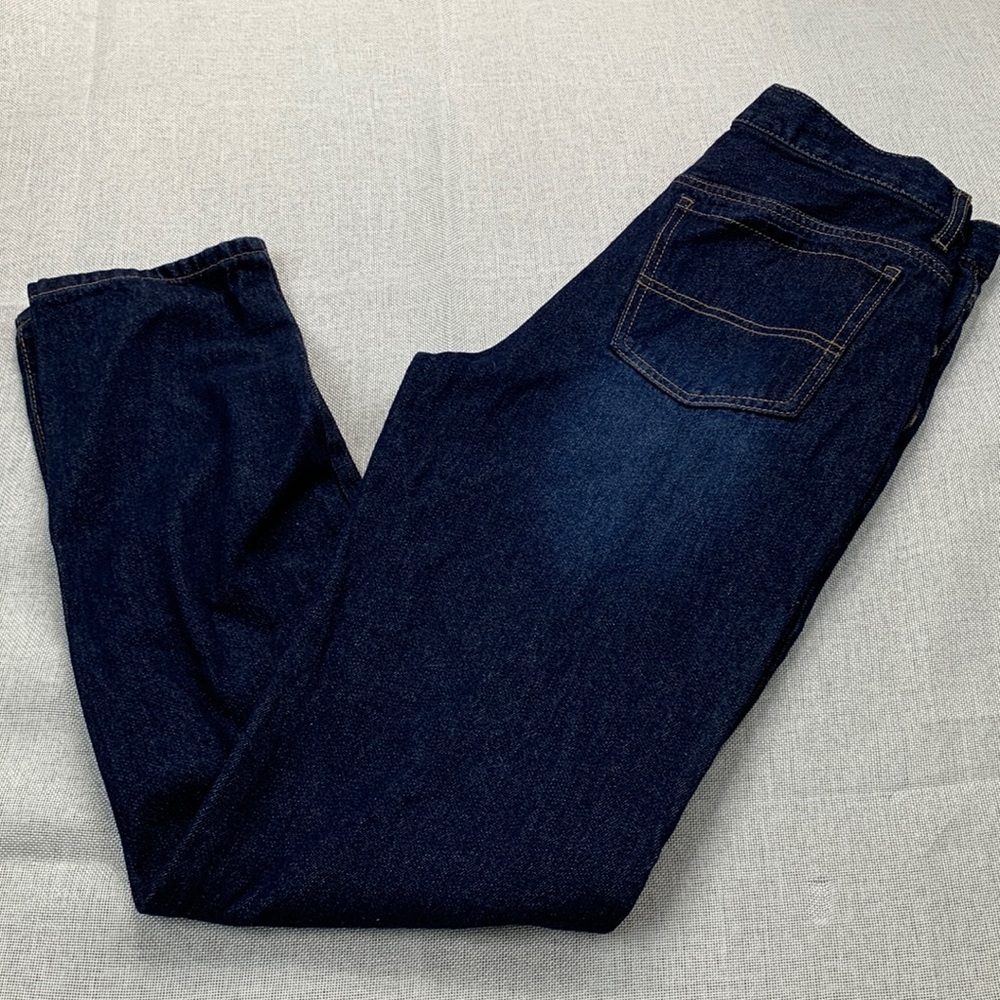 Epic Threads Big Boys Rip and Repair Slim Straight Denim Jeans Size 20